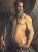 Agnolo Bronzino Portrait des Andrea Doria als Neptun painting